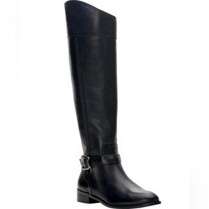 OVARLYM LEATHER 
KNEE-HIGH BOOTS, 
soft feel leather-New
